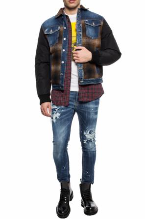 Jacket with denim inserts, zdjęcie 2 Jacket with denim inserts od Dsquared2